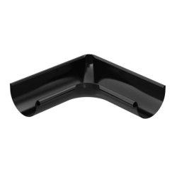 BRYZA STAL Narożnik wewnętrzny 90st. - 125 mm - CZERŃ